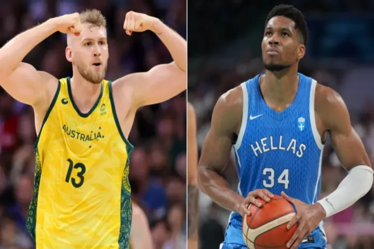 Olympic Games Men's Basketball: Australia vs. Greece – Group Stage Final Showdown: Match Preview Date: August 2, 2024 Time: 5:30 PM CET / 4:30 PM BST / 11:30 AM ET / 8:30 AM PT Venue: Decathlon Arena,Stade Pierre Mauroy, Lille, France Match Overview: Australia is in a strong position, currently holding the second spot in Group A following their opening victory against Spain. Australia must clinch a victory over Greece to ensure their advancement to the knockout rounds. Greece has yet to win in Group A, having suffered defeats against Spain and Canada. To advance, Greece must win this match and hope for a favorable result in the Spain vs. Canada game. They also need to overcome Australia and Spain on points difference to make it to the next round. Key Player: Giannis Antetokounmpo (Greece): Based on last match’s performance Points: 27 Rebounds: 11 Assists: 3 About the Match: Location: Decathlon Arena - Stade Pierre Mauroy, Lille, France Competition: Basketball, Olympic Tournament, Group A, Round 3 Head-to-Head Record: 02/08/2024: Australia vs. Greece 25/06/2012 (International Friendly): Australia 91 - 51 Greece 24/06/2012 (International Friendly): Australia 87 - 60 Greece Key Points: Australia's Objective: Secure a win to confirm their place in the knockout stages and maintain their strong position in Group A. Greece's Challenge: Win to keep their Olympic hopes alive and rely on other results to advance, requiring a significant turnaround in form and point differential. Summary: As the final group stage game approaches, Australia and Greece are set for a crucial encounter that will determine their fates in the Olympic basketball tournament. With Australia aiming to solidify their knockout stage position and Greece fighting for survival, fans can expect a high-stakes, intense battle on the court.
