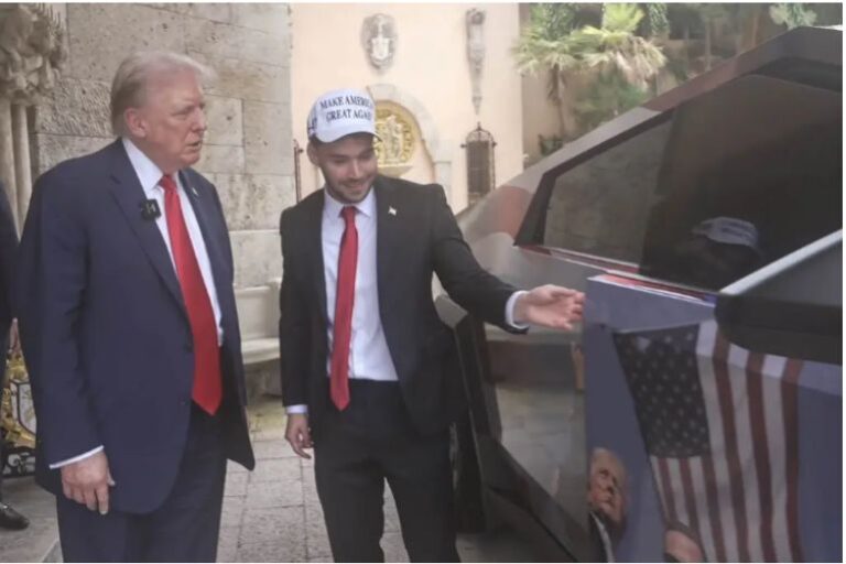 Adin Ross Gifts Trump a Customized Cybertruck and Rolex: A Controversial Move with Legal and Political Implications Adin Ross Gifts Trump a Customized Cybertruck
