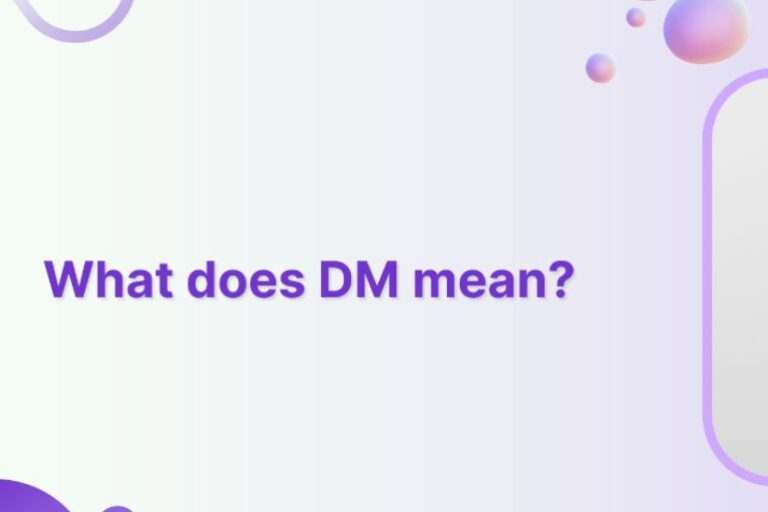DM meaning (Direct Message