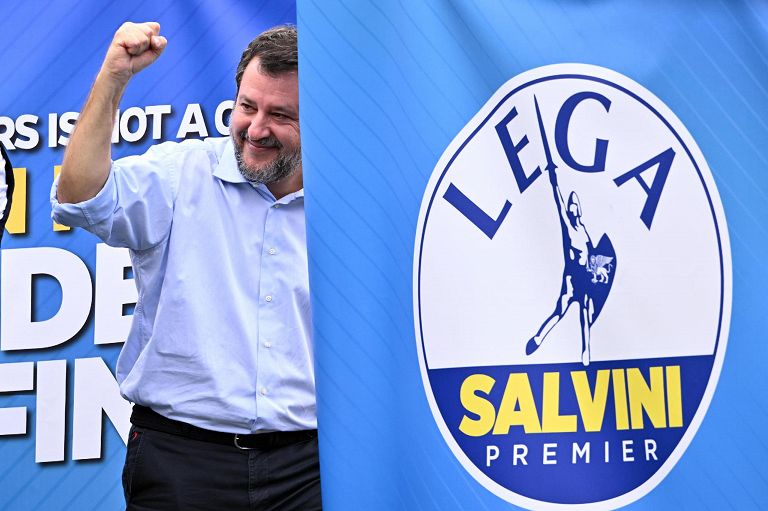 Salvini in Pontida, 6 October 2024