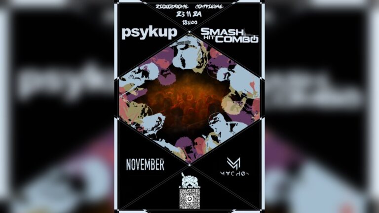 Metal bands used to Hellfest arrive at the Ziquodrome in Compiègne on Saturday November 23