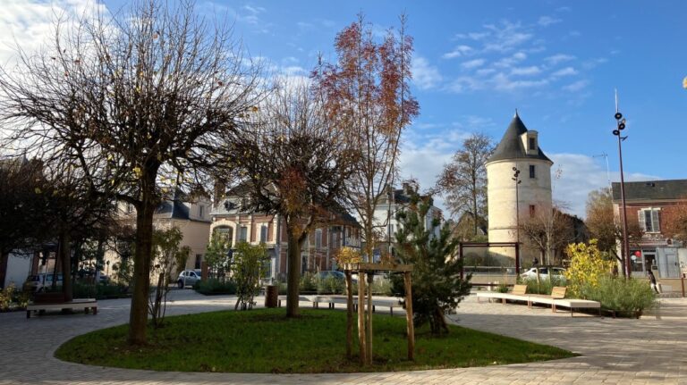 After more than a year of work, the city center of Méru is getting a makeover