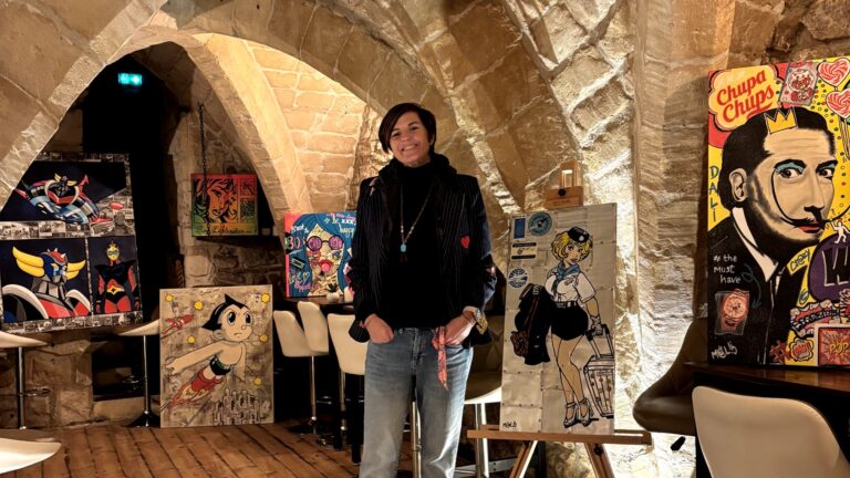 Audrey Lambert exhibits for the first time at the Wine Not boutique, in Crépy-en-Valois