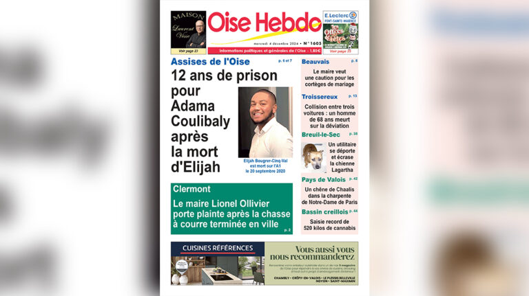 Oise Hebdo for this Wednesday, December 4, available in digital edition and at your newsagents