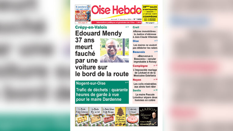 Oise Hebdo for this Wednesday, December 11, available in digital edition and at your newsagents