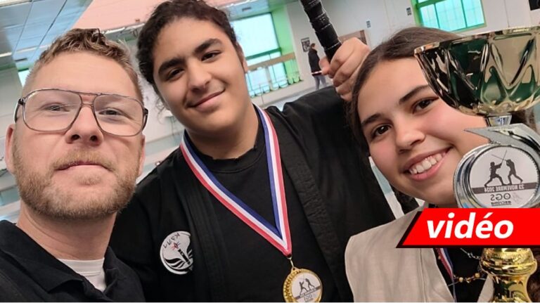 Two 15-year-old young people from Méru regional lightsaber champions