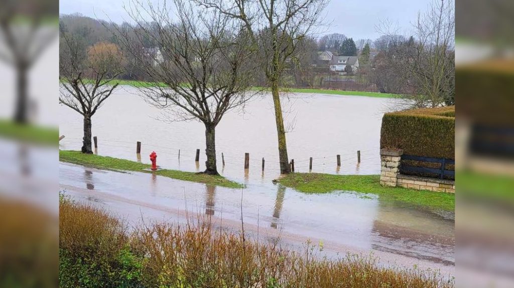 In dreams, the Dieppe road was starting to be flooded this Thursday, January 30 in the morning. (Photo: ICR60)