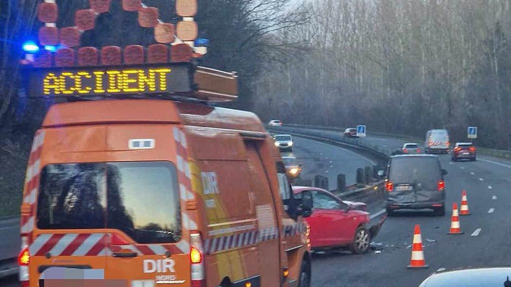 Oise Breuil-le-Vert accident d1016 January 13, 2025