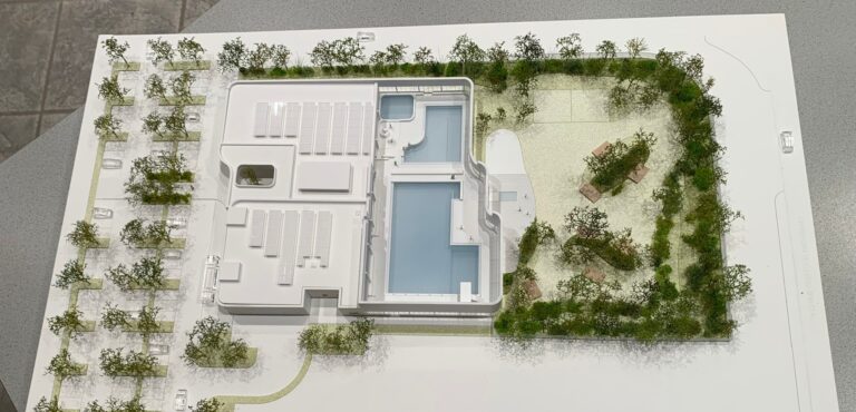 Thourotte. Discover the future intercommunal swimming pool Thursday January 23