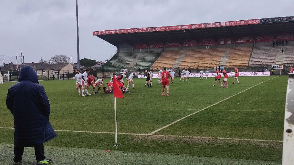 Photo of the match from the edge of the field.