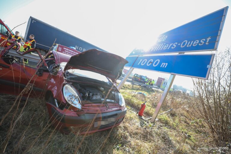 One dead and two injured in an accident on the A1 (Lille-Paris) near the survival area-west