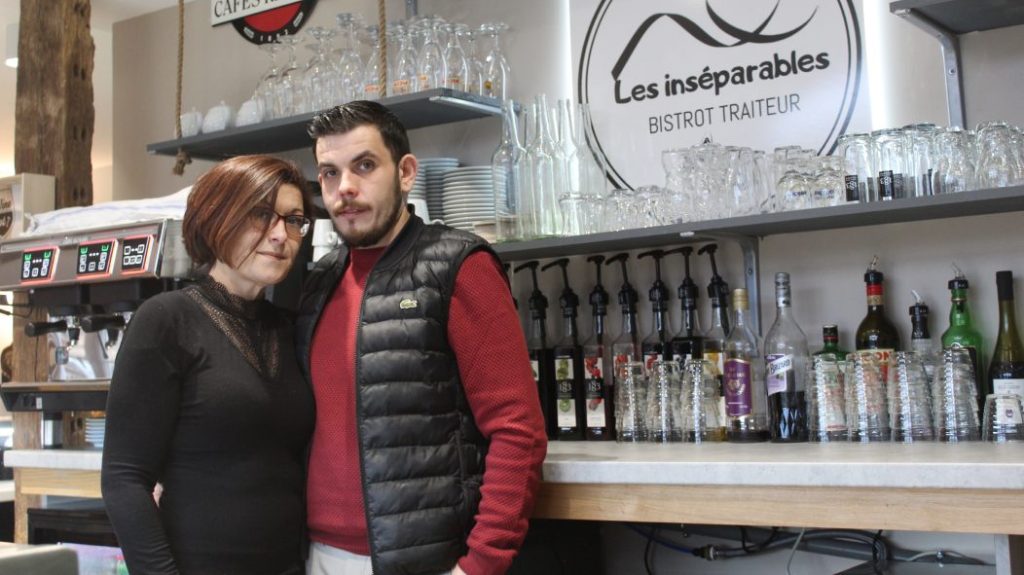 Hélène and Nathan Roussel opened the inseparable, a new Blacourt bar-restaurant on February 1.