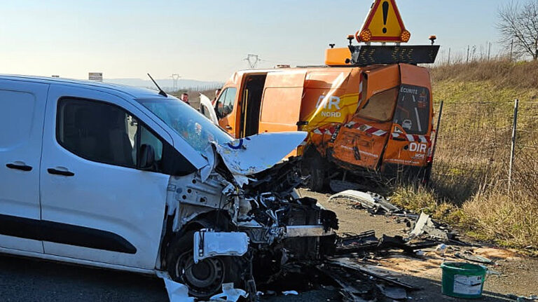 Breuil-le-Sec. A northern dir van struck on the RN31