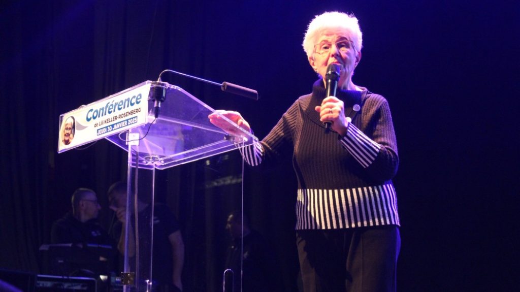 Lili Keller-Rosenberg, the last still alive deportee in the region, testified in front of nearly 1,800 children in Beauvais.